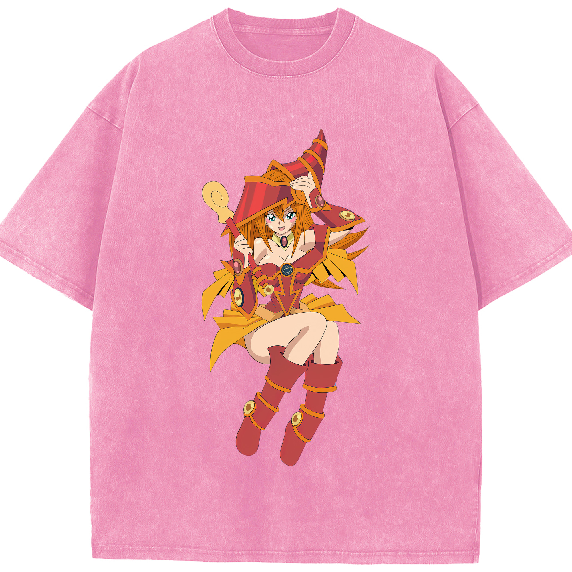 （画像用） 遊☆戯☆王 Yu-Gi-Oh! 綿100% ヴィンテージ風 半袖Tシャツ（フロントプリント）